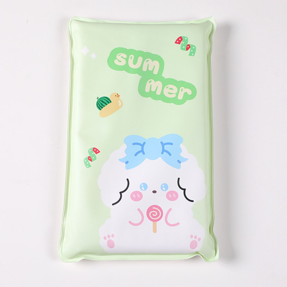 Summer cartoon ice pillow cute student nap pillow adult cooling gel ice pad free water injection cooling pillow