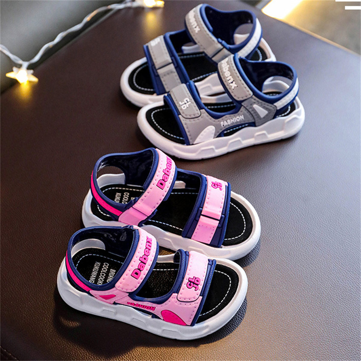 Children's casual Velcro soft-soled sandals