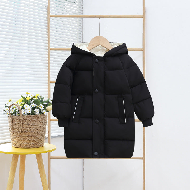 Mid-length down jacket for winter