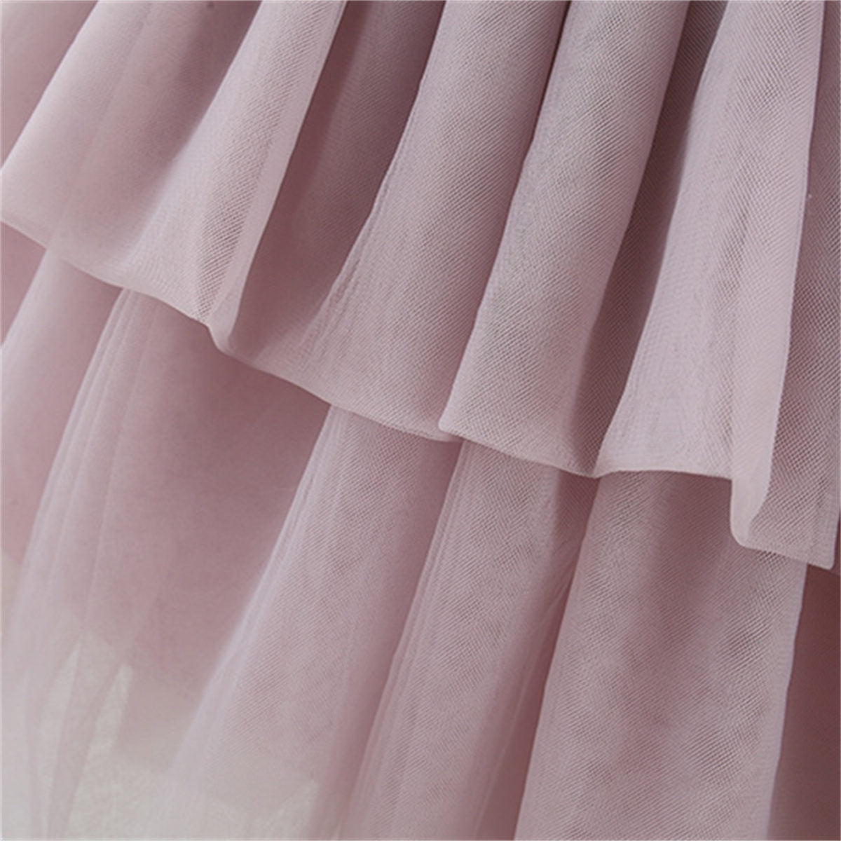 Girls Spring and Autumn Love Ball Puffy Tulle Princess Skirt