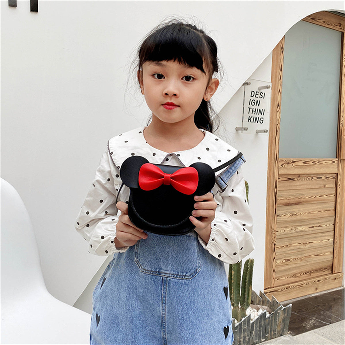 Children's Mickey Bow Crossbody Bag