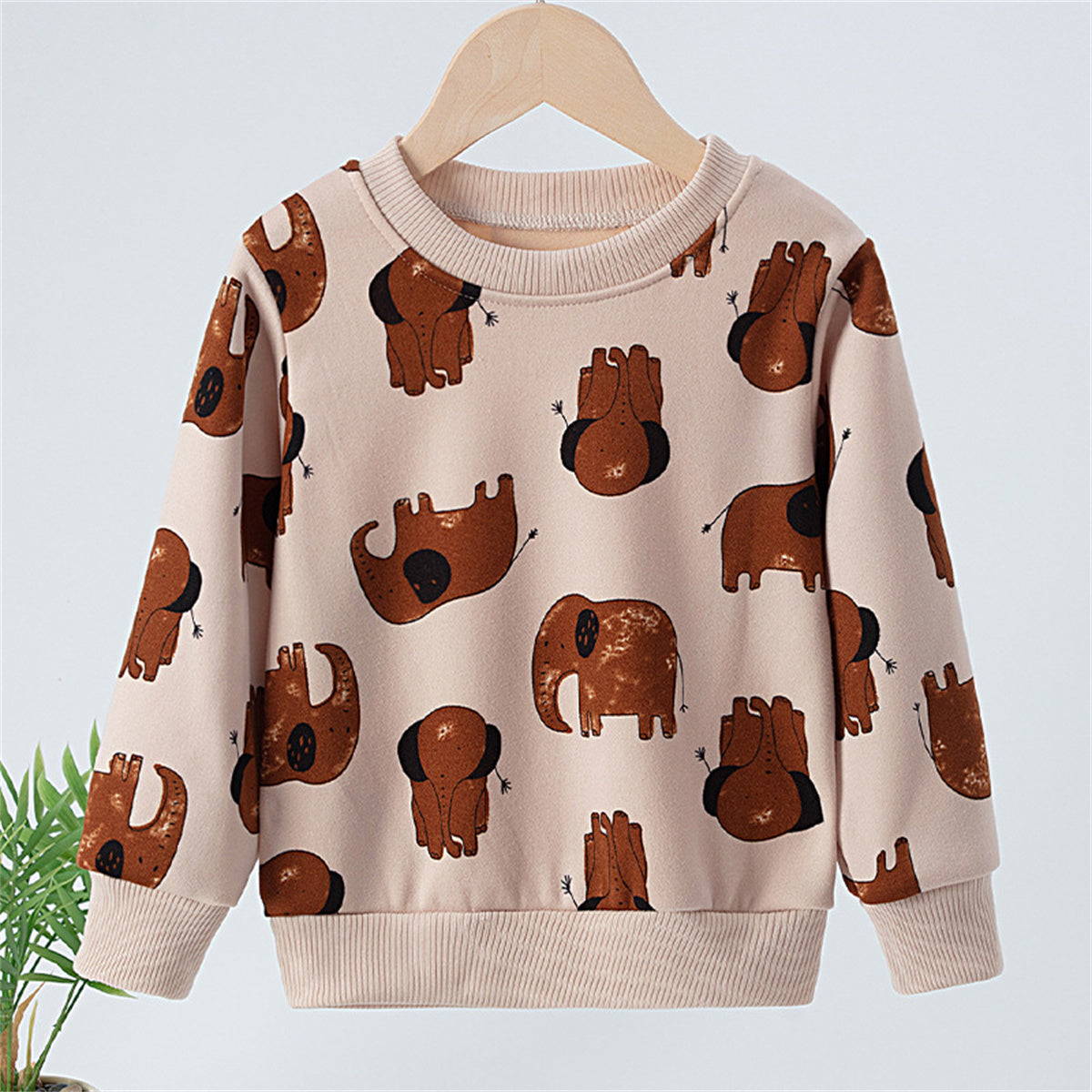 Children's fashion all-match casual sweatshirt long sleeves