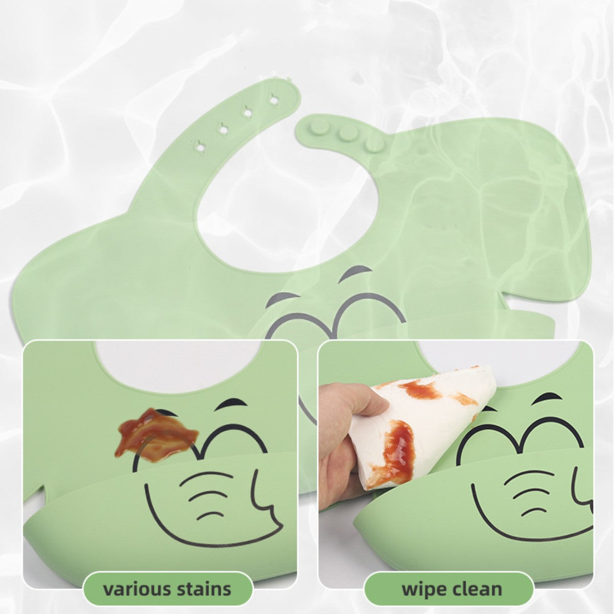 Elephant Silicone Bib