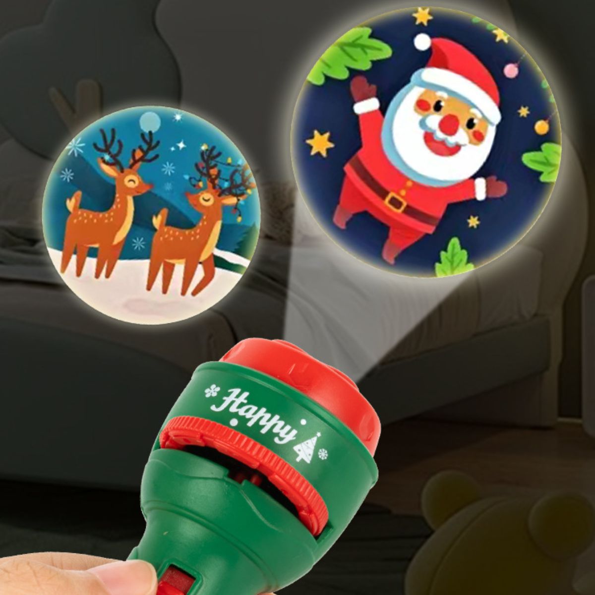 Christmas Children's Fun Cartoon Projector