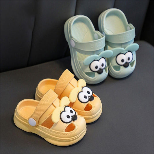 Cute bear soft bottom non-slip home bathroom slippers