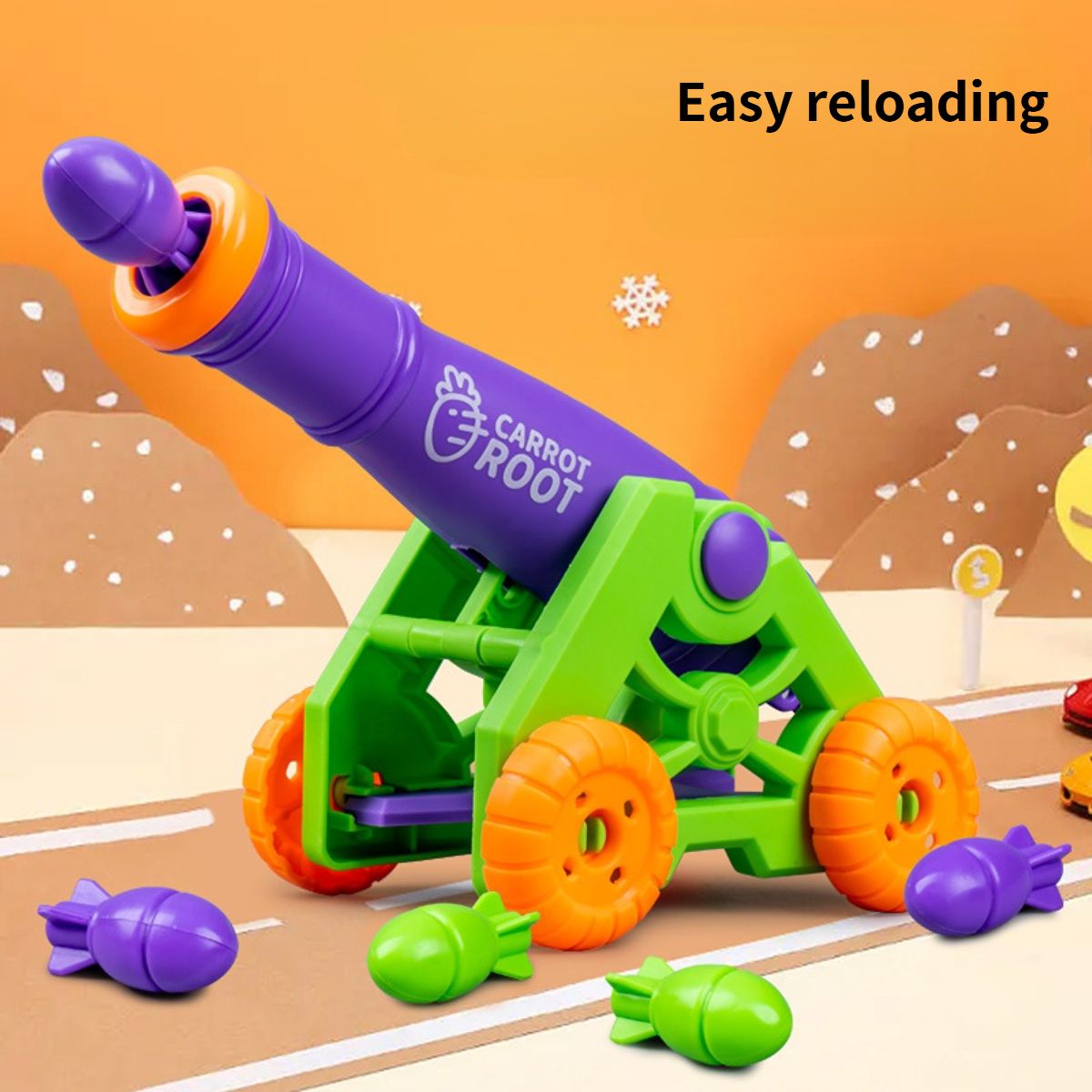 Children&#39;s toy carrot cannon rocket launcher carrot