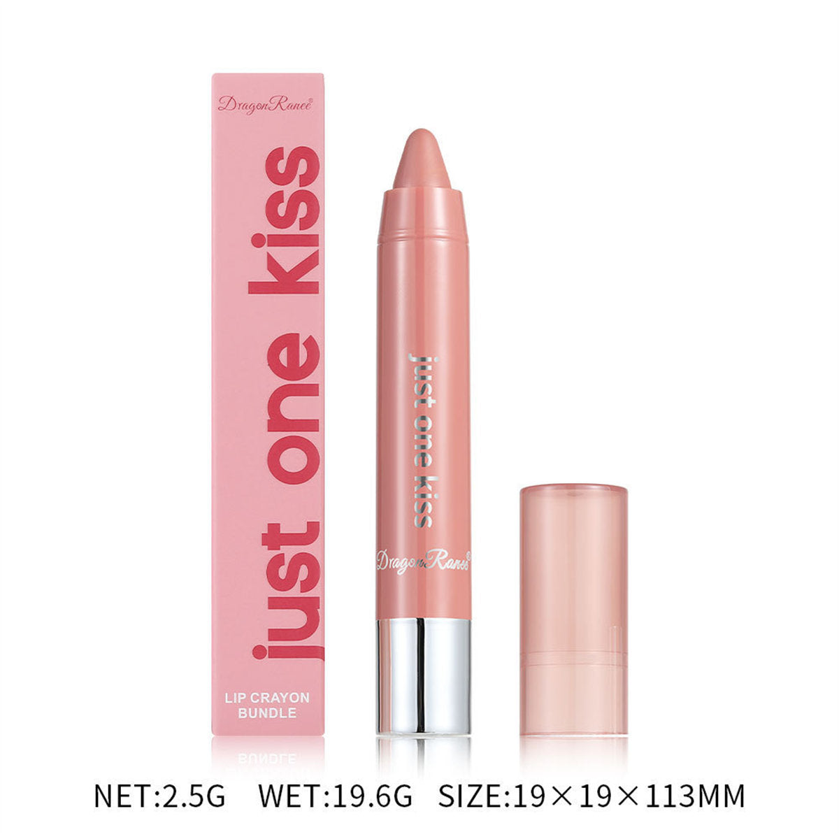 Moisturizing lipstick pink series nude bean paste color lip liner lipstick