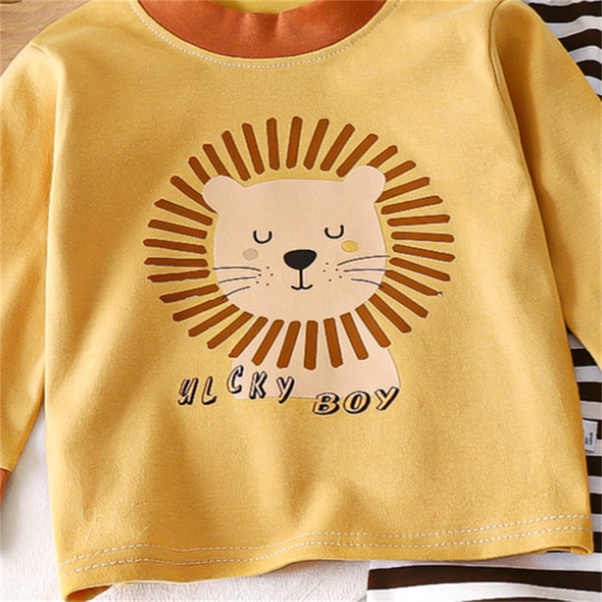 Boys' little lion suit cute daily basic wear