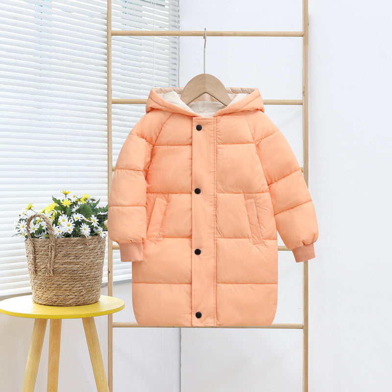 Mid-length down jacket for winter