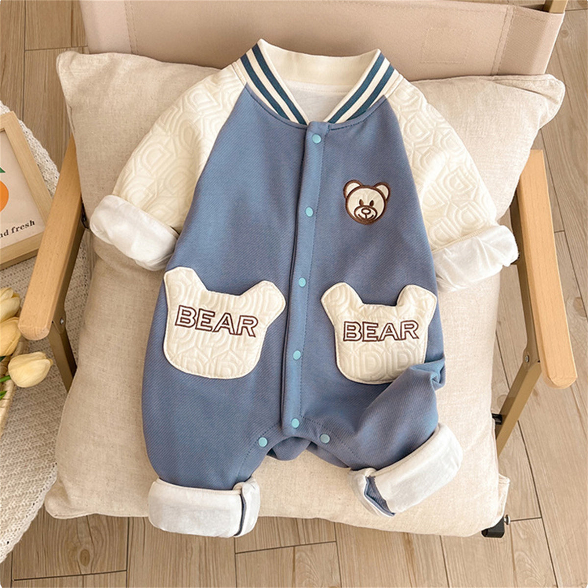 Baby Cub Outing Crawling Suit Baby Long Sleeve Bodysuit