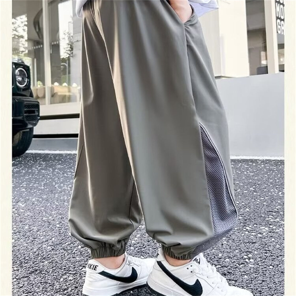 Boys' Simple Sporty Breathable Comfort Woven Pants