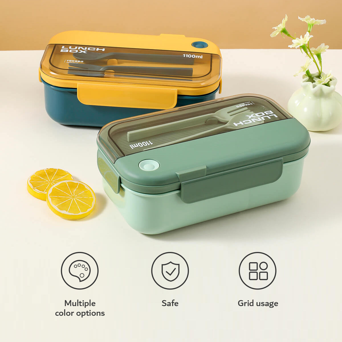 Portable Student Lunch Box Picnic Bento Box