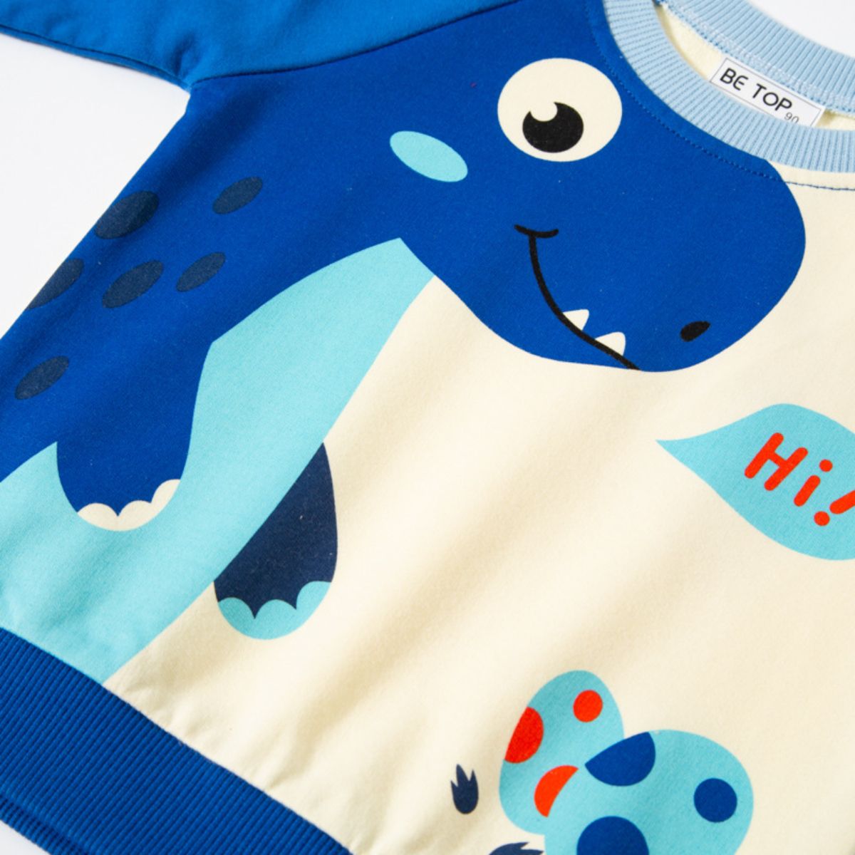 New autumn children's cartoon dinosaur pullover sweatshirt