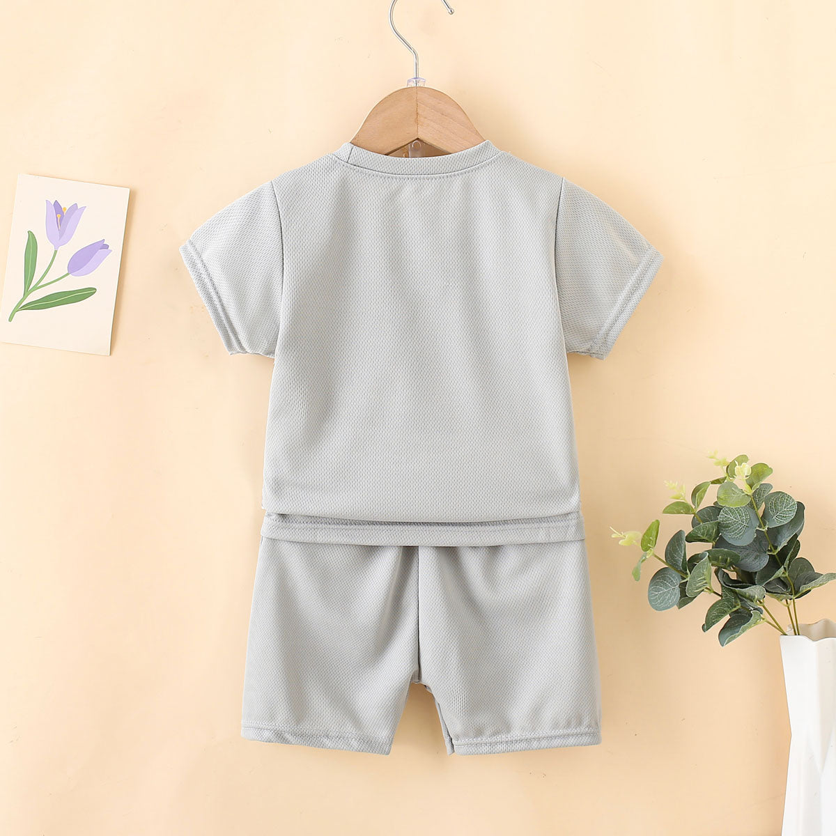 New children's ball uniform suit short-sleeved shorts quick-drying clothes boys' sports suit ball uniform