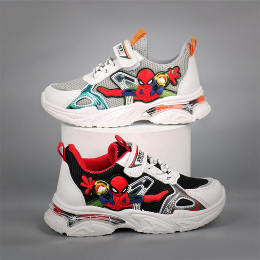 Spider-Man Velcro sneakers for middle and large kids