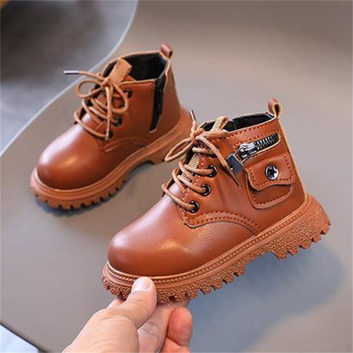 Cool and stylish waterproof, warm and non-slip Martin boots for boys and girls in autumn and winter