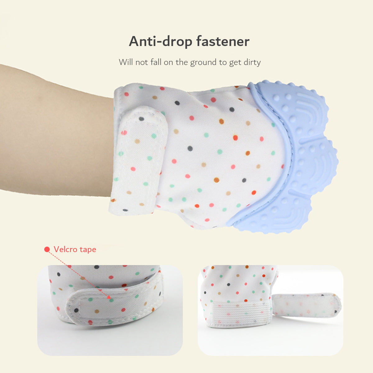 Baby Anti-chewing Rubber Gloves