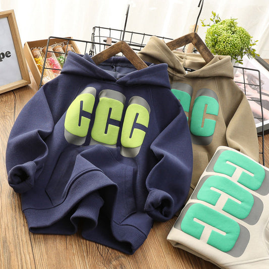 Children's hooded sweatshirt for middle and older kids