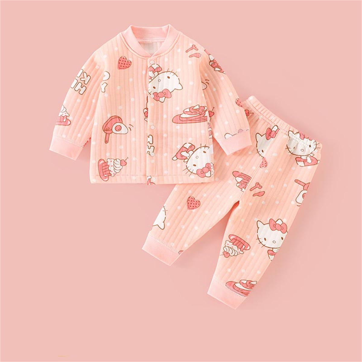 Baby Autumn and Winter Split Cotton Sandwich Set