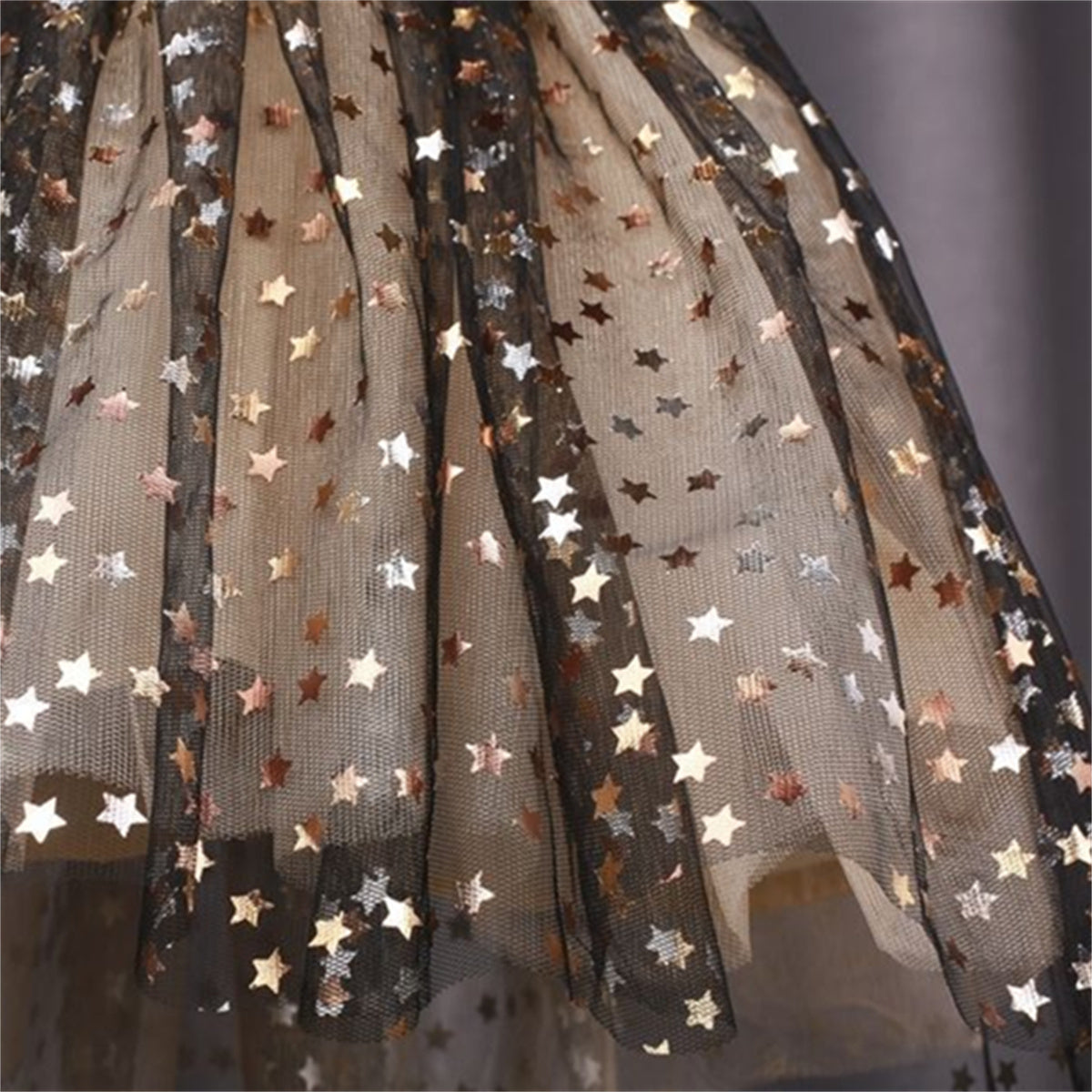 Baby Girl Dresses Cloak Stars Tulle Princess Dresses