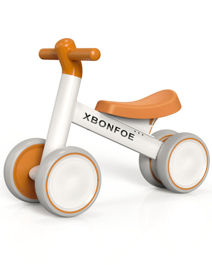 Baby Balance Bike for 1 Year Old Boys Girls, 10-24 Month Toddler Balance Bike, Baby Bike with No Pedal 4 Silence Wheels, First Ride on Toys with Adjustable Soft Seat, First Birthday Gifts