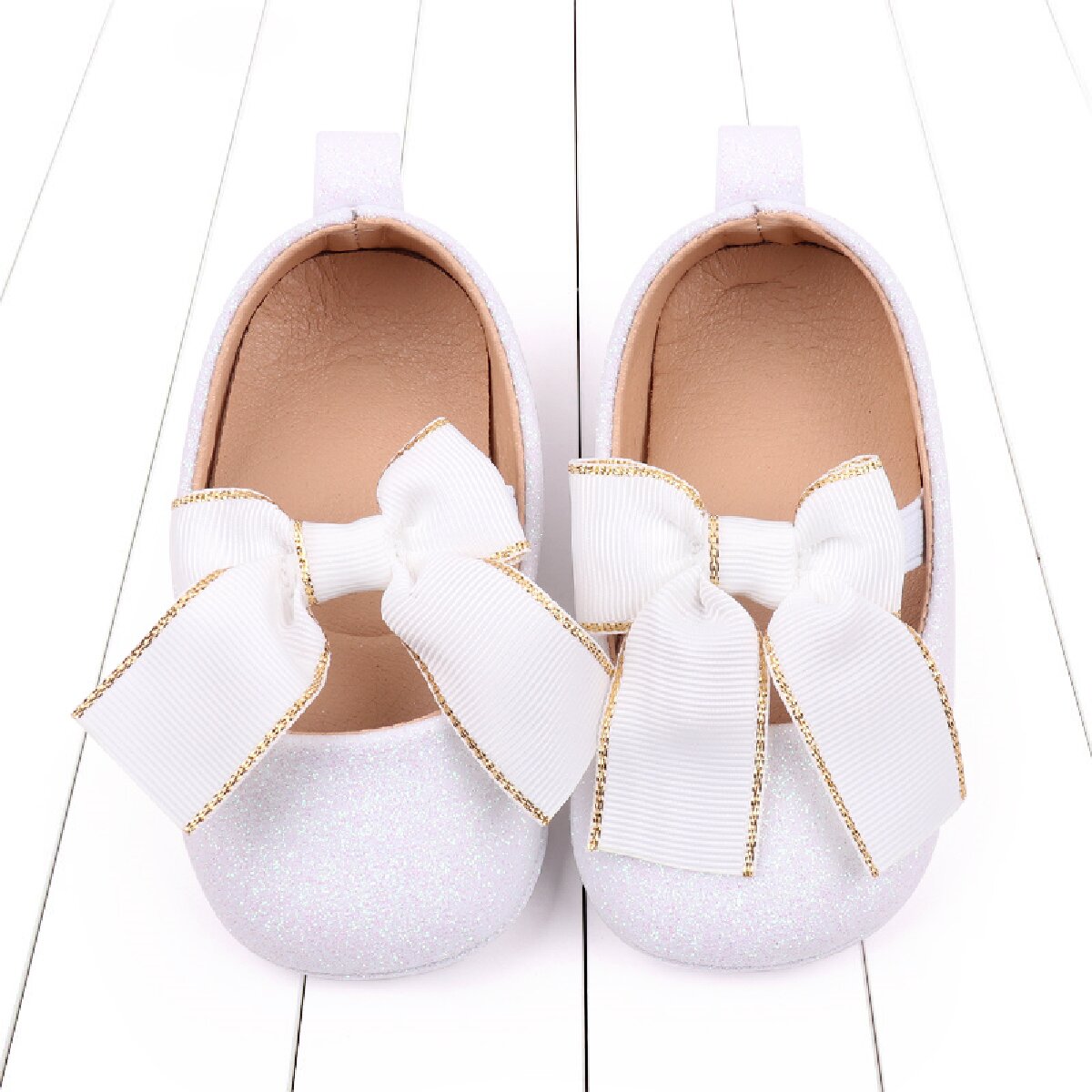 Baby toddler shoes bow princess shoes Christmas soft sole baby shoes baby shoes