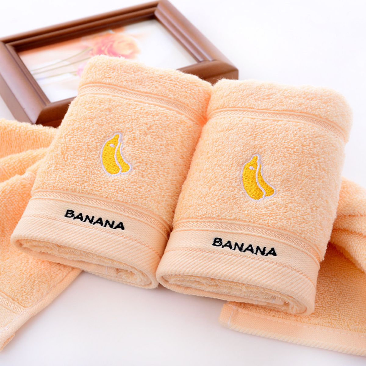 Pure cotton children's towel cute cartoon face wash cleansing towel