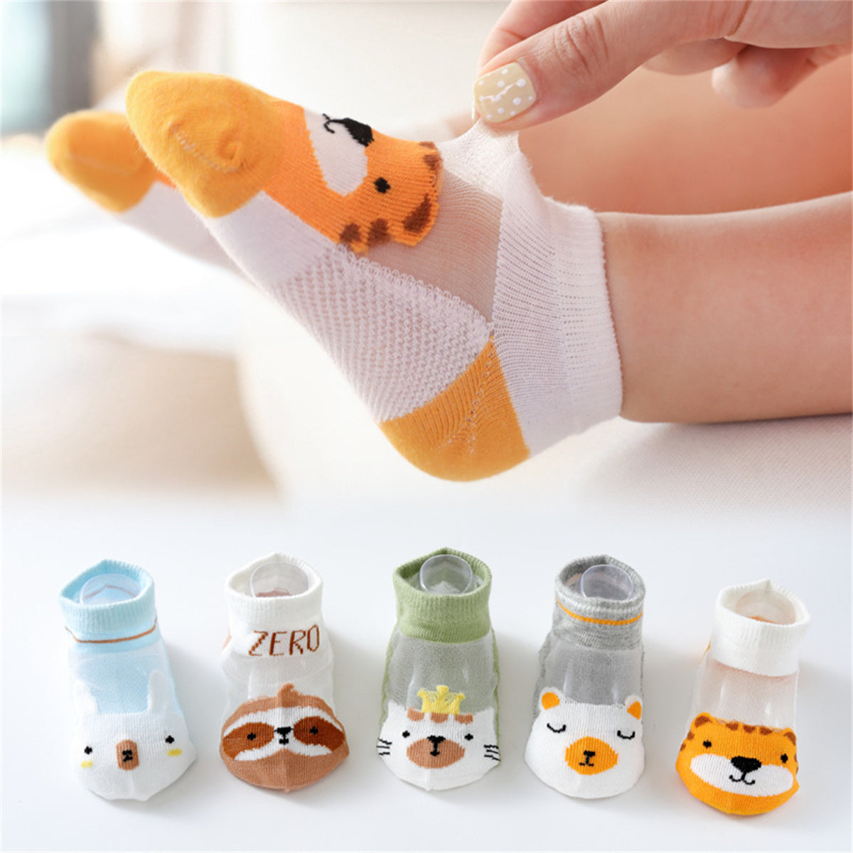 5pcs Sweet Children's Socks