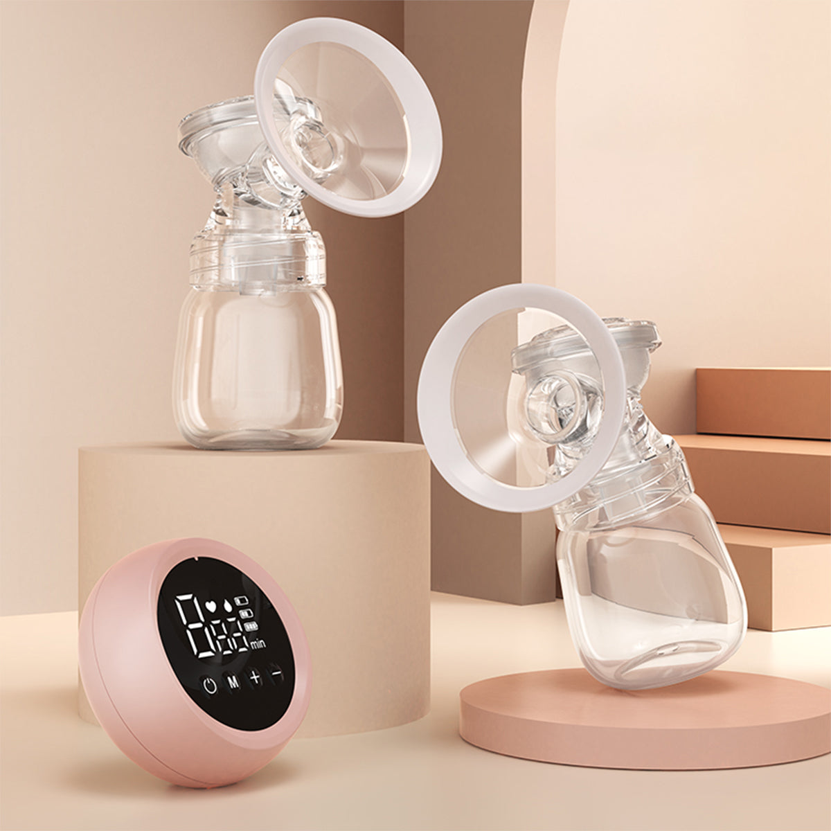 Electric bilateral breast pump