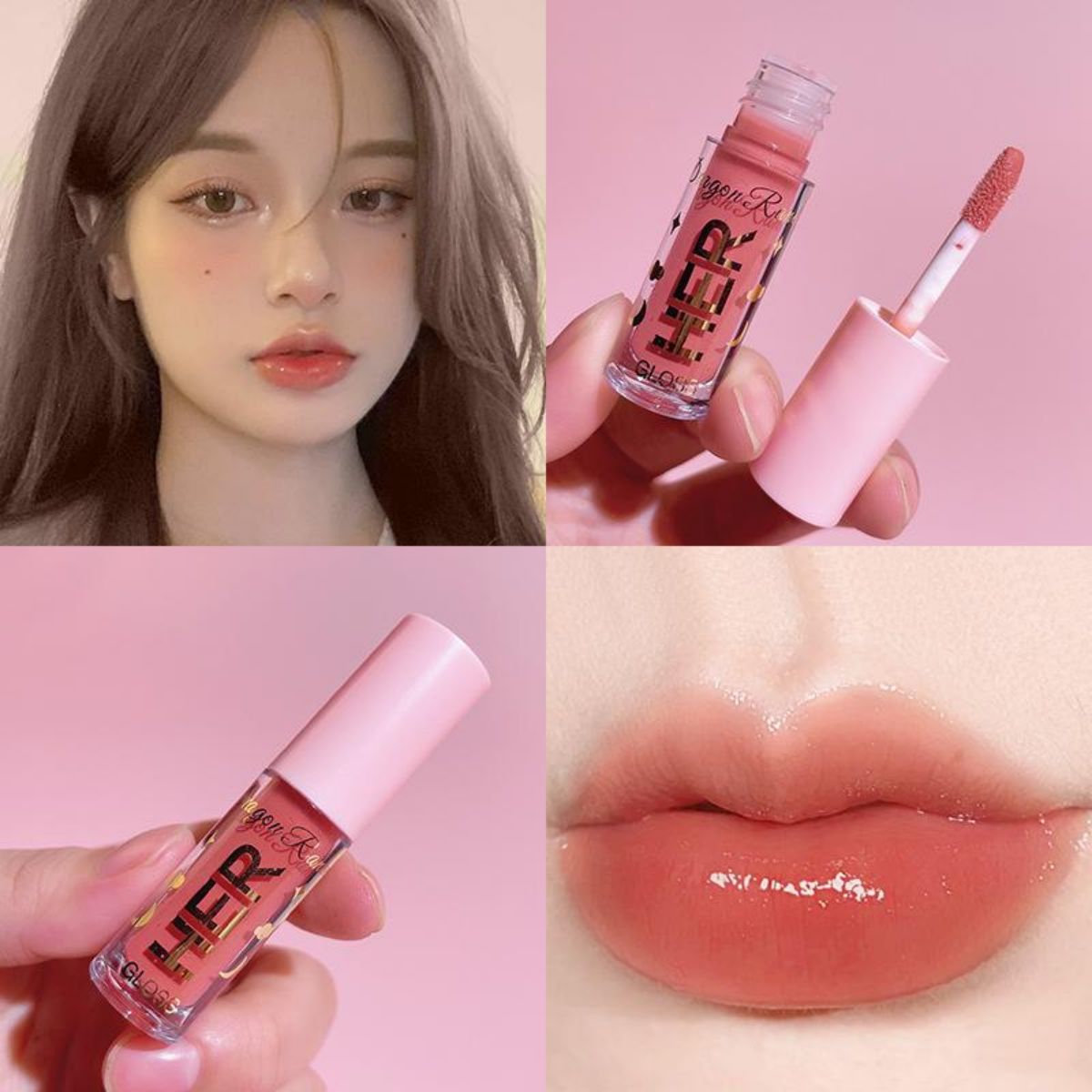 Mirror lip glaze moisturizing jelly glass lip gloss