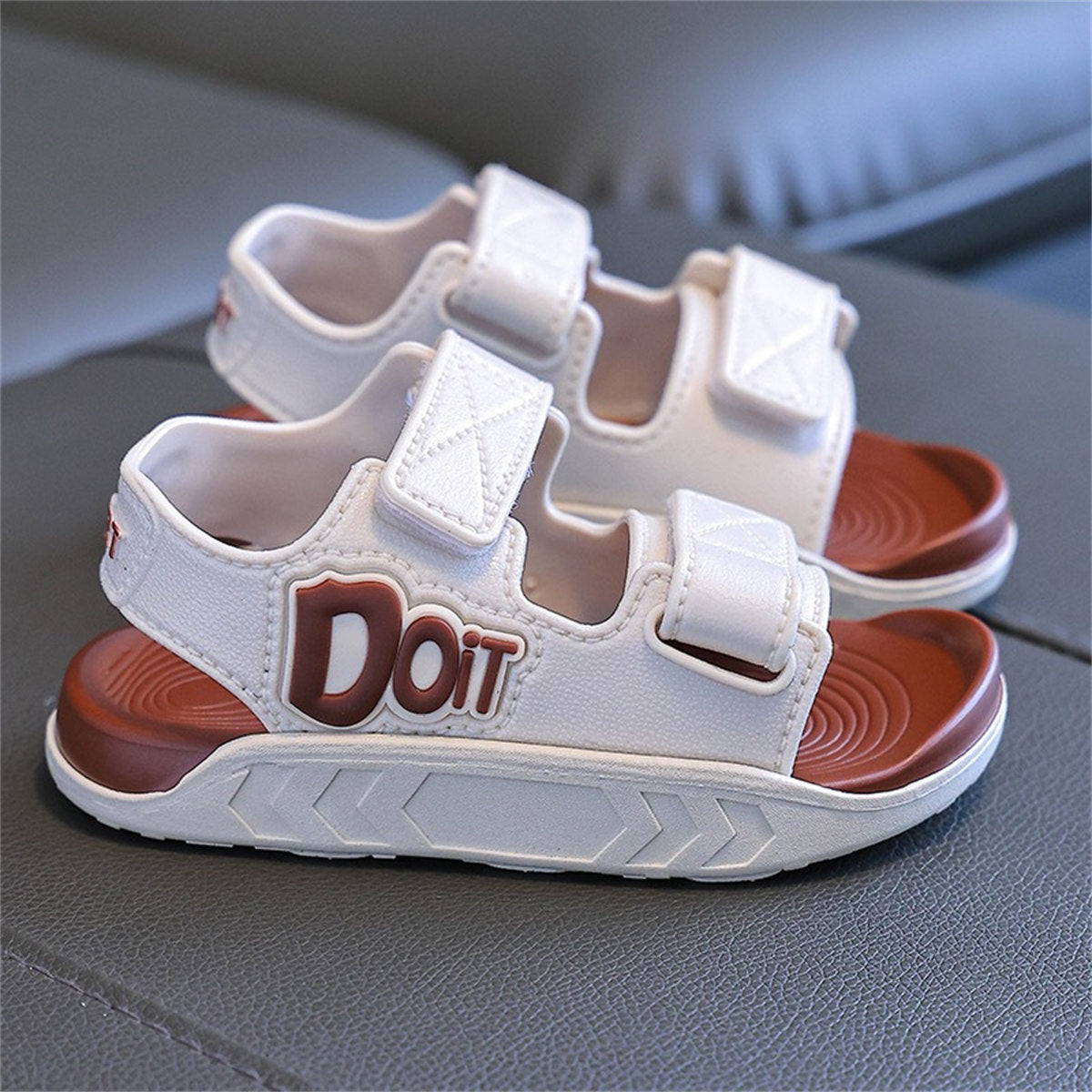 Children's Alphabet Soft Velcro Casual Sandals