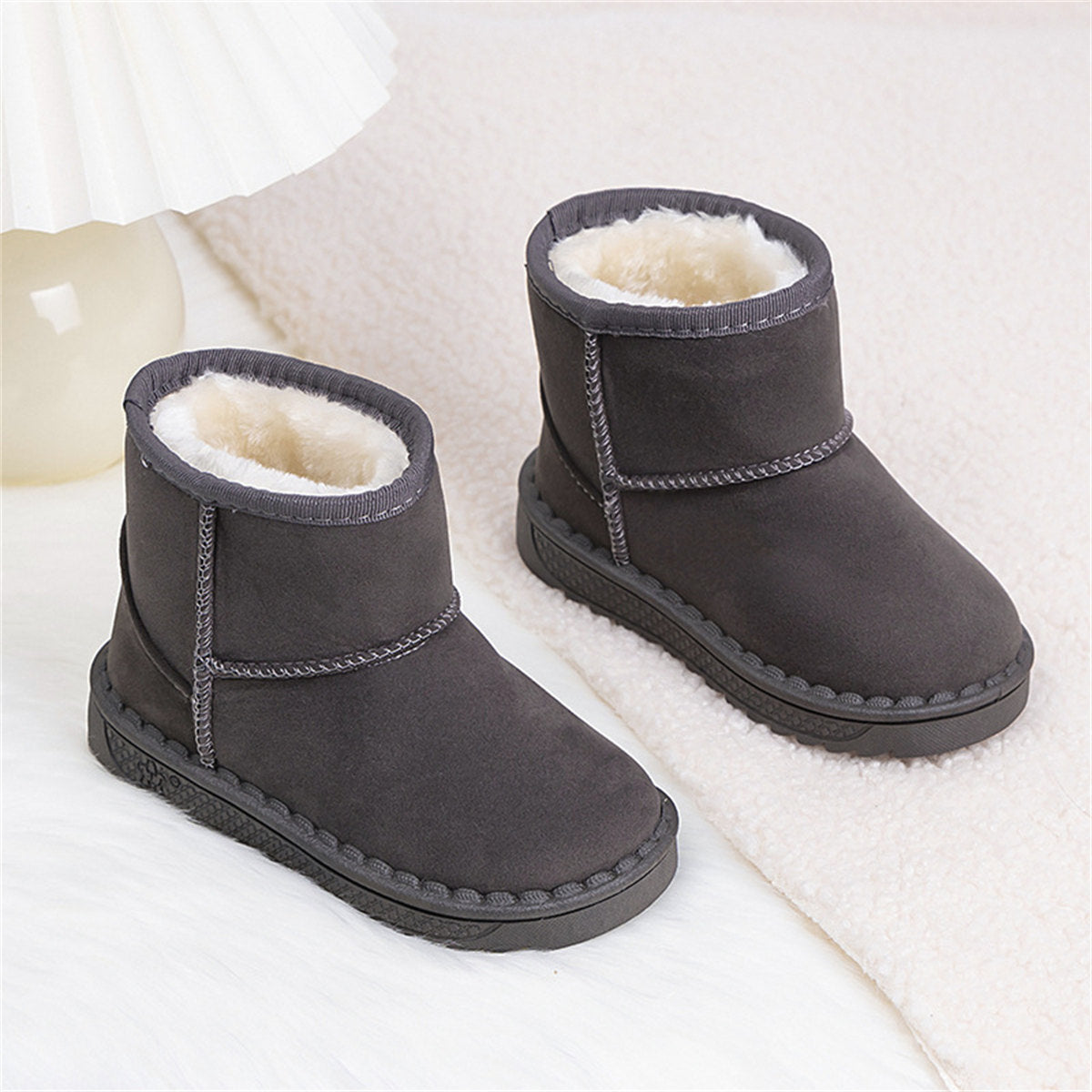 Children's autumn thickened warm and snow-resistant snow boots for boys and girls