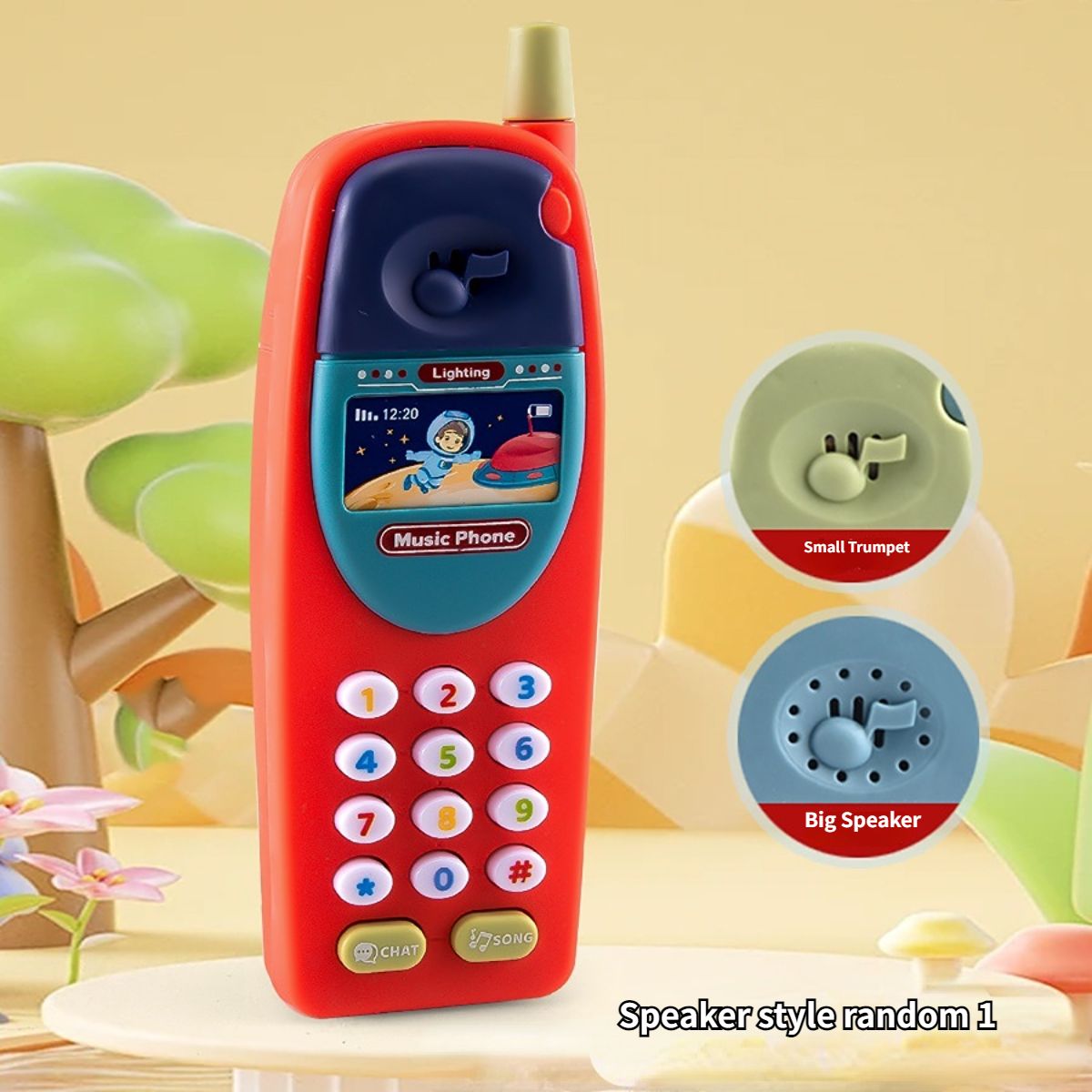 Infant multifunctional simulation mobile phone music story telephone toy