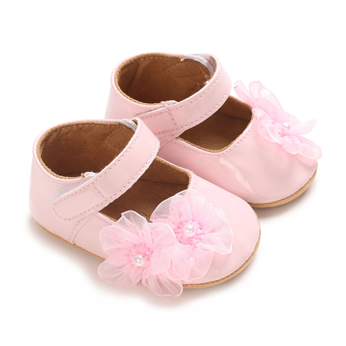 Baby soft sole princess shoes