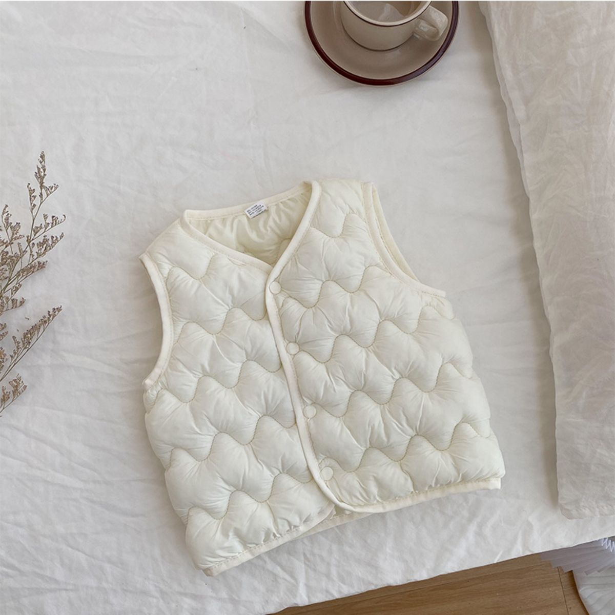 Children's down cotton vest