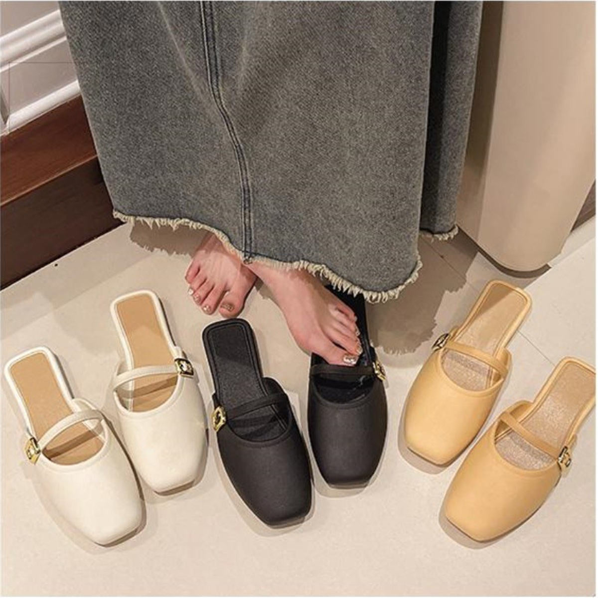 Women's summer new style anti-slip sandals and half slippers