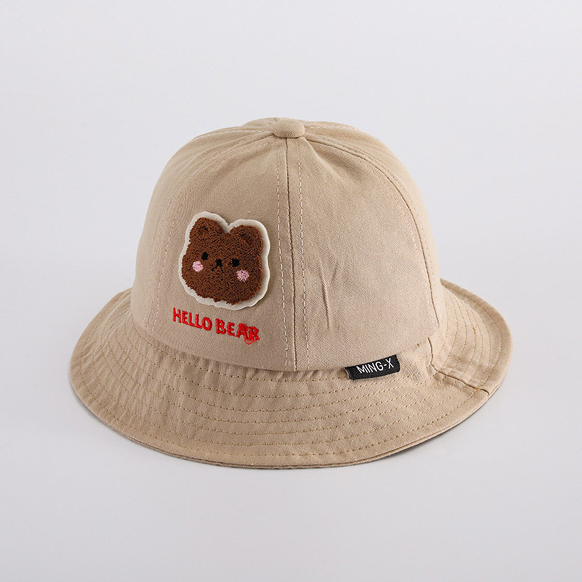 Children's cartoon cute bear sun protection fisherman hat