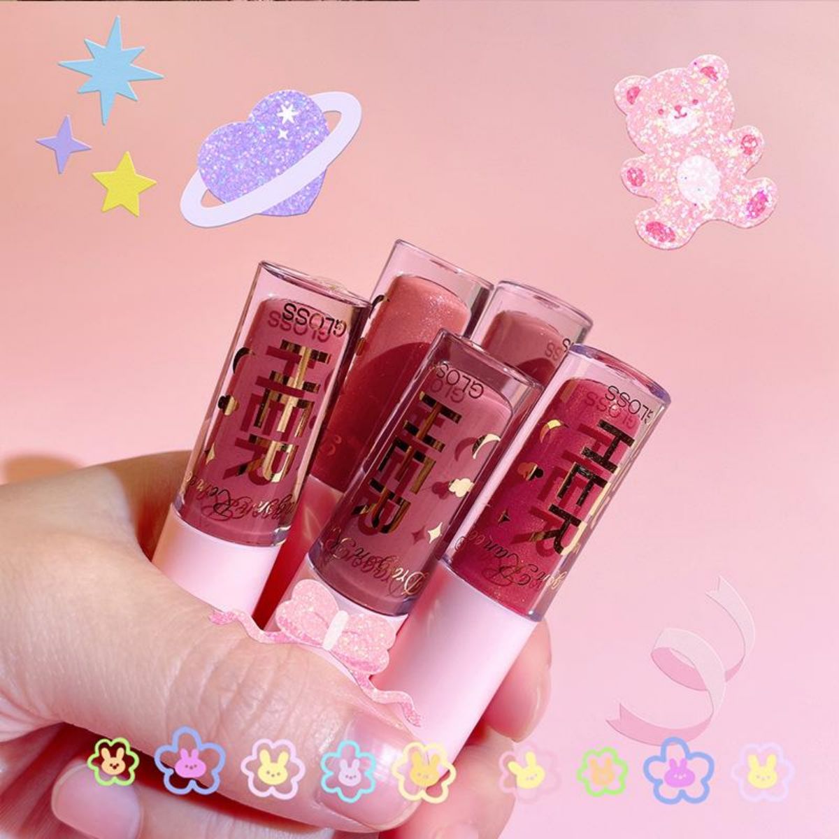 Mirror lip glaze moisturizing jelly glass lip gloss