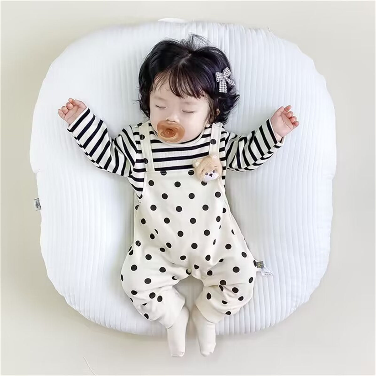 Baby girl princess super cute fashionable long-sleeved outdoor romper