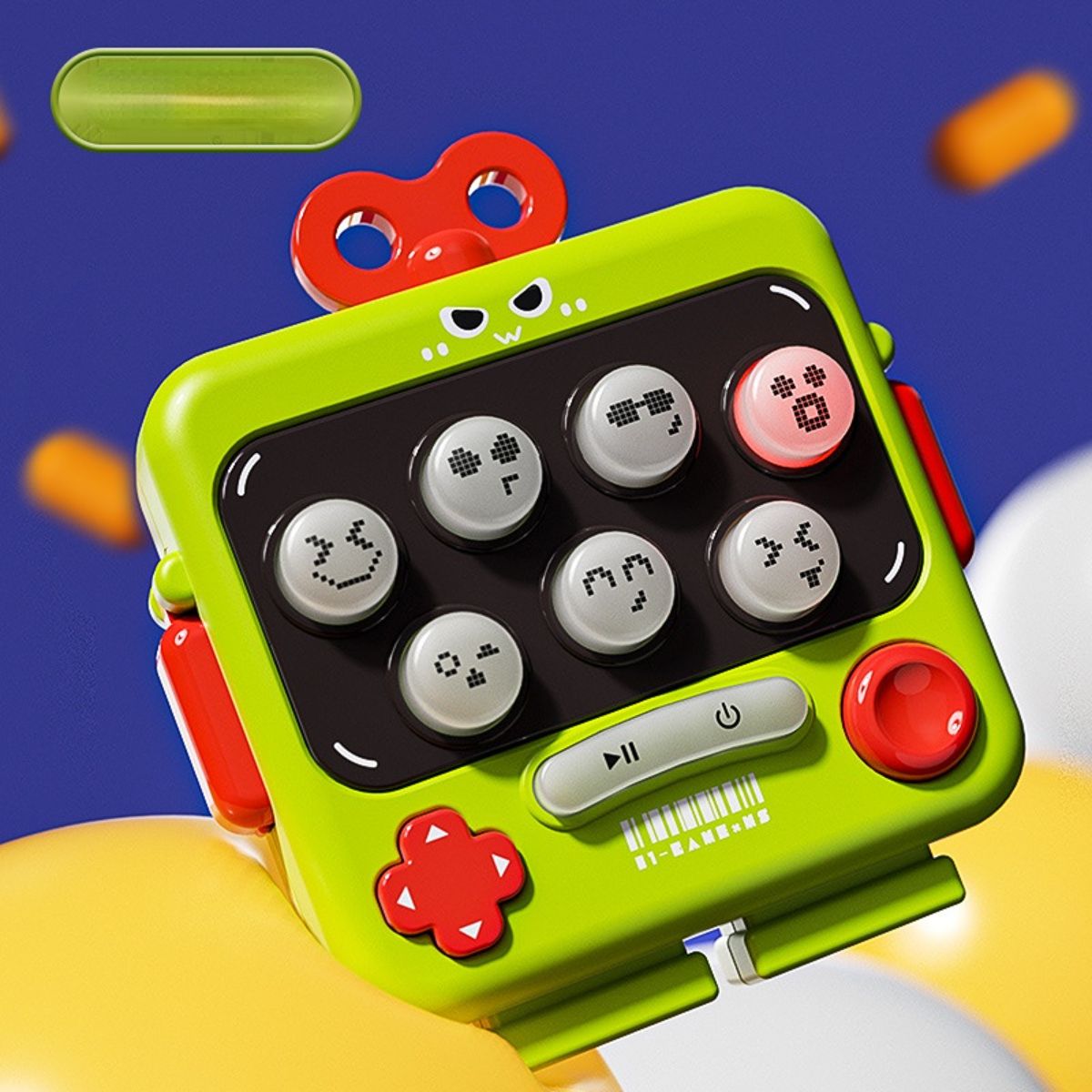 Cartoon whack-a-mole electronic game level-breaking children's educational toy