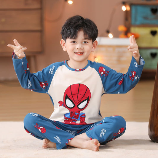 Children&#39;s pajamas boys autumn long sleeve suit