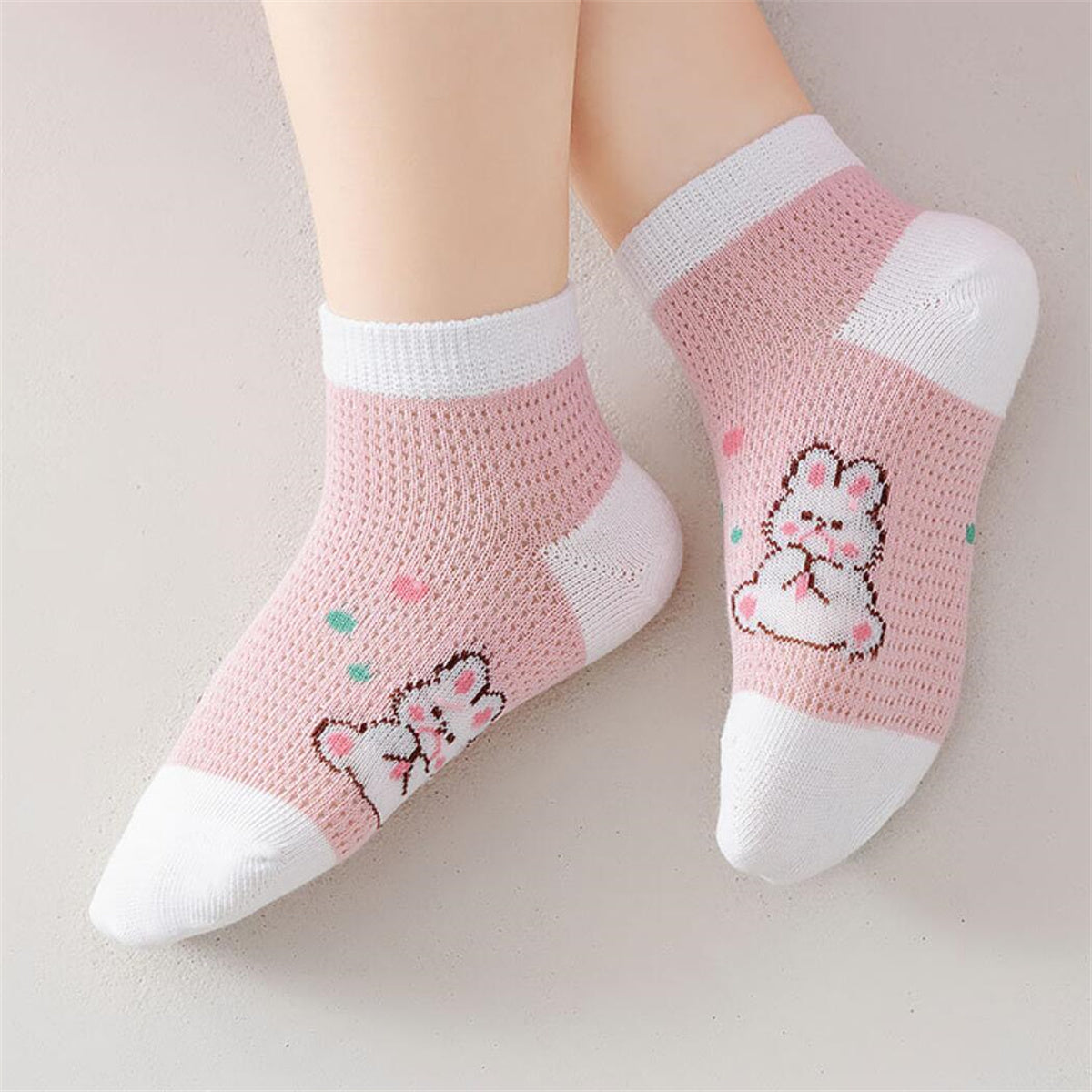 Children's 5-pack cute bunny socks