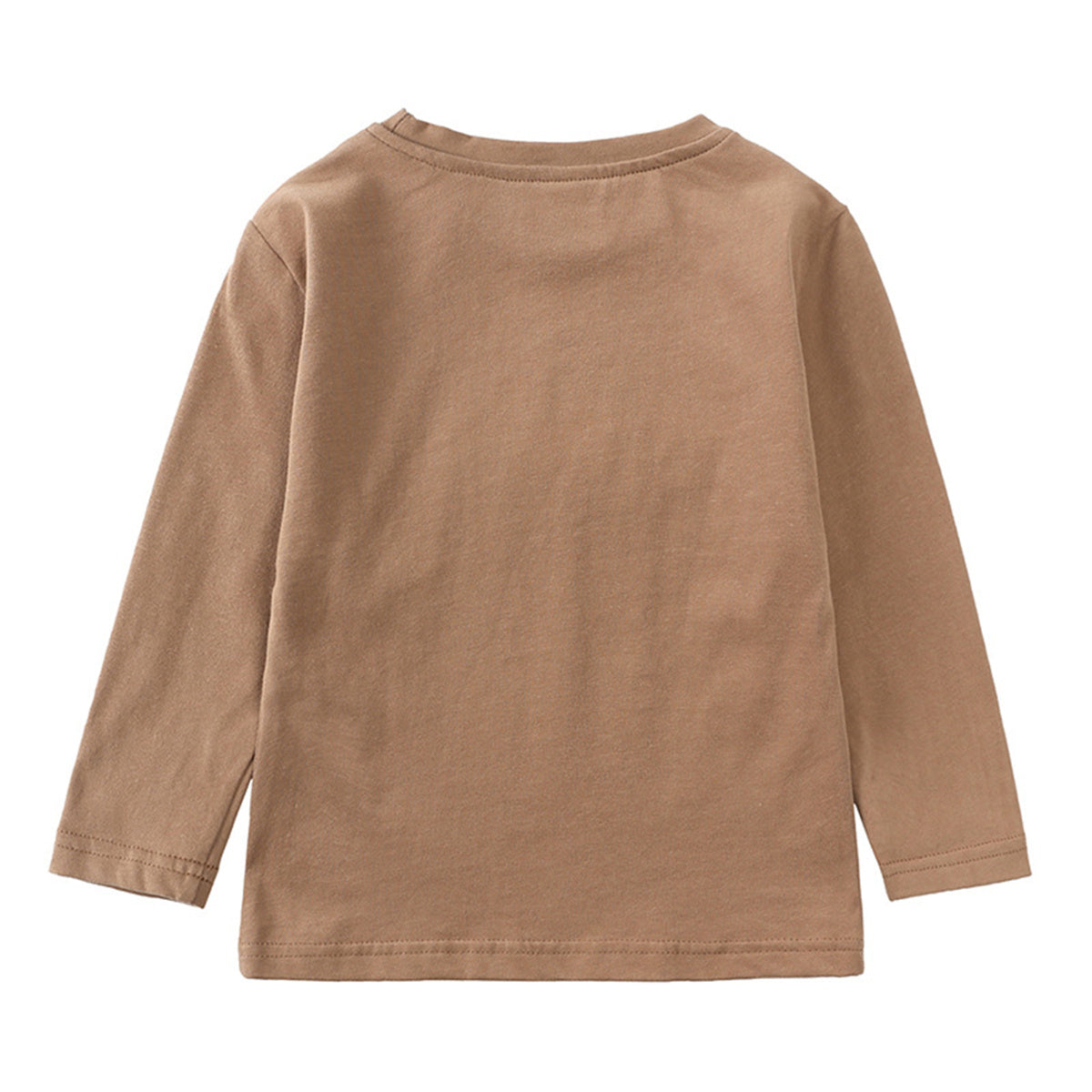 Children&#39;s pure cotton spring and autumn drop shoulder long sleeve bottoming shirt