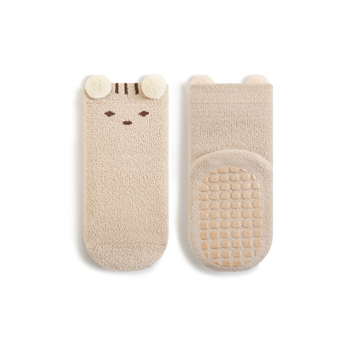 Children's cute doll embroidered pattern socks