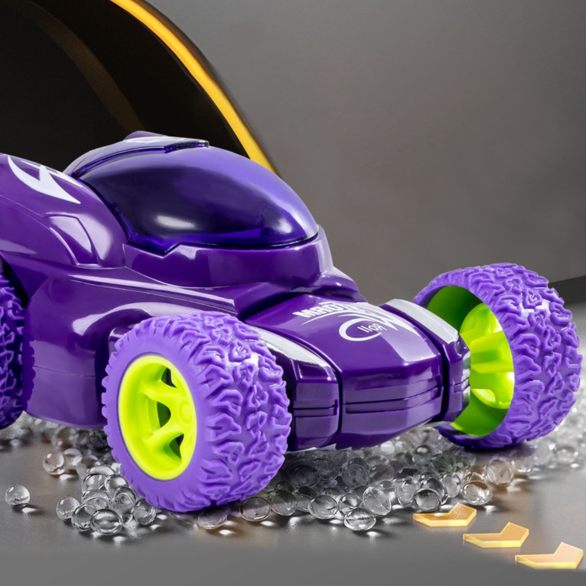 Friction off-road vehicle boy toy rotating stunt car