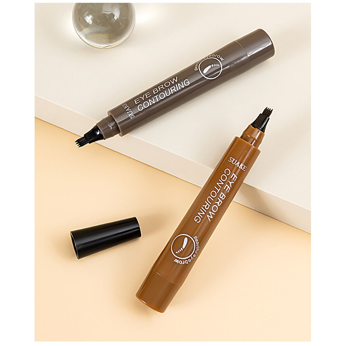 Suanke SUAKE four-pronged wild eyebrow pencil waterproof sweat-free smudge-free simulation root-clear liquid eyebrow pencil