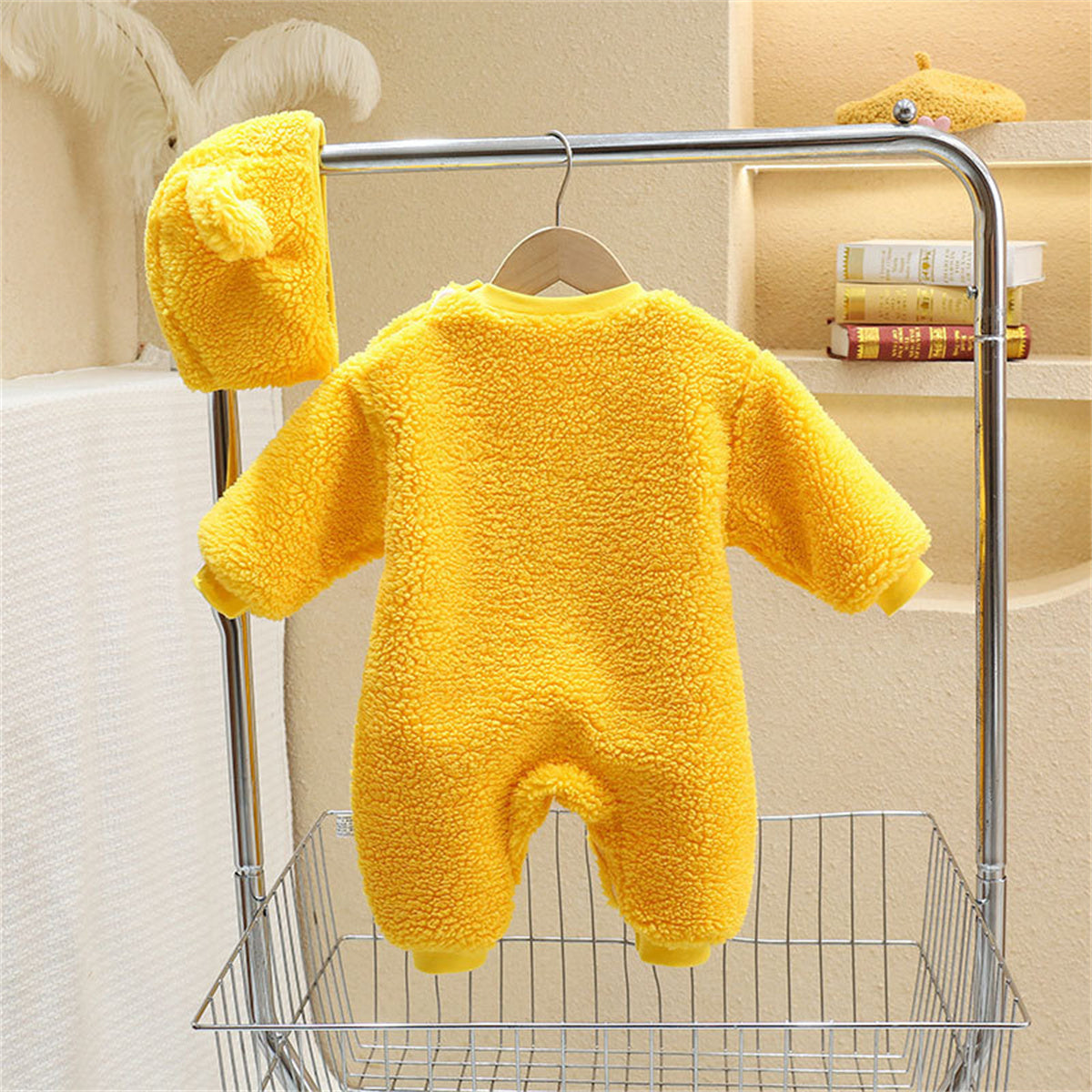 Infant and toddler plush clothes cartoon cute super cute one-piece romper