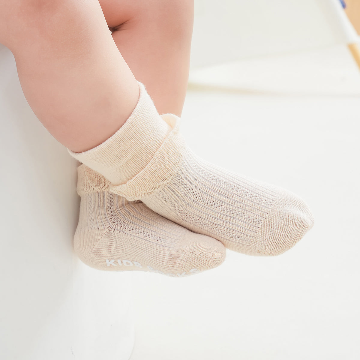 Baby cuffed princess anti-slip socks