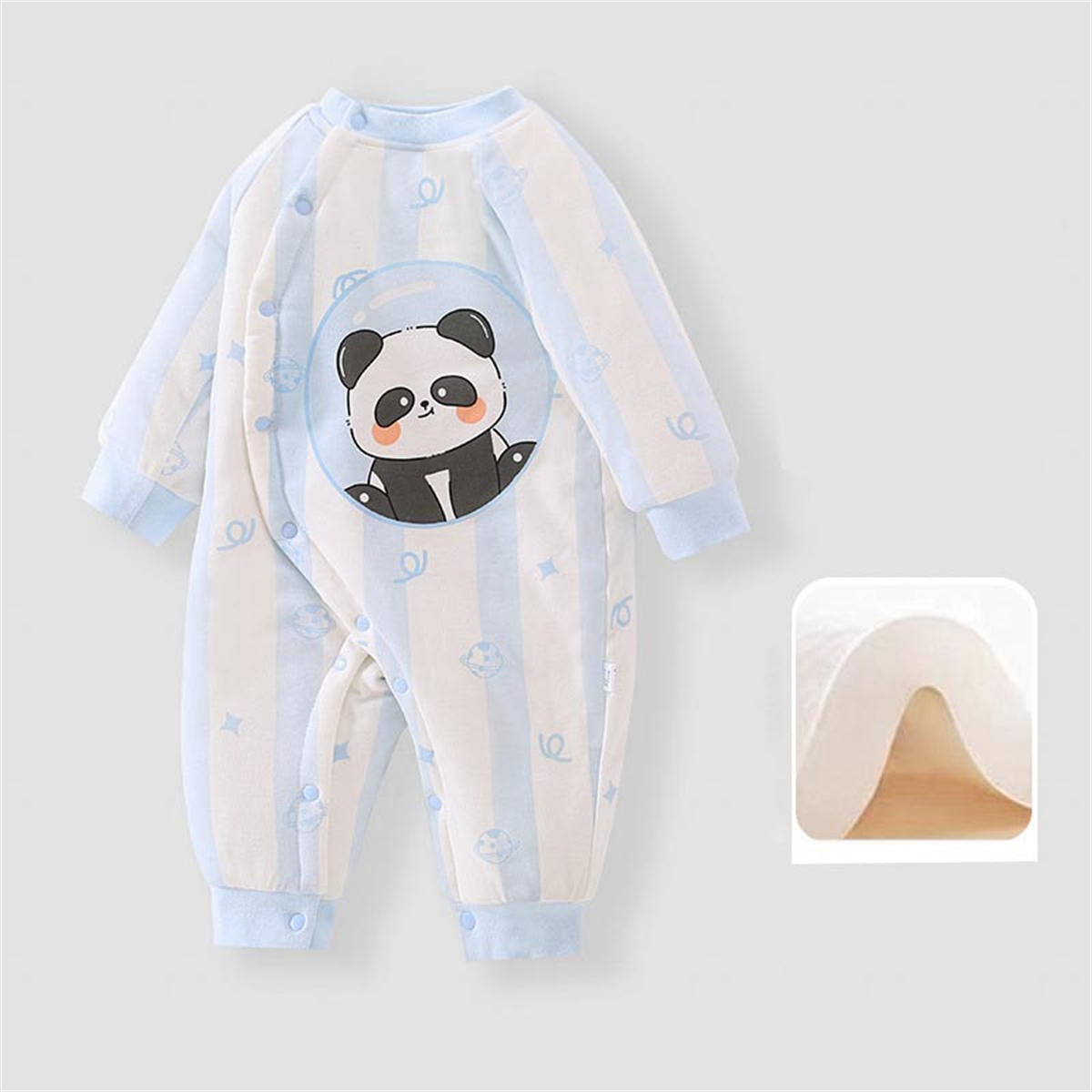 Baby onesie fall and winter jacket cotton cotton clothing outside the hajacket