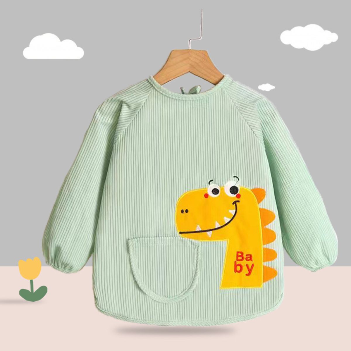 Baby autumn and winter anti-dirty clothes for children